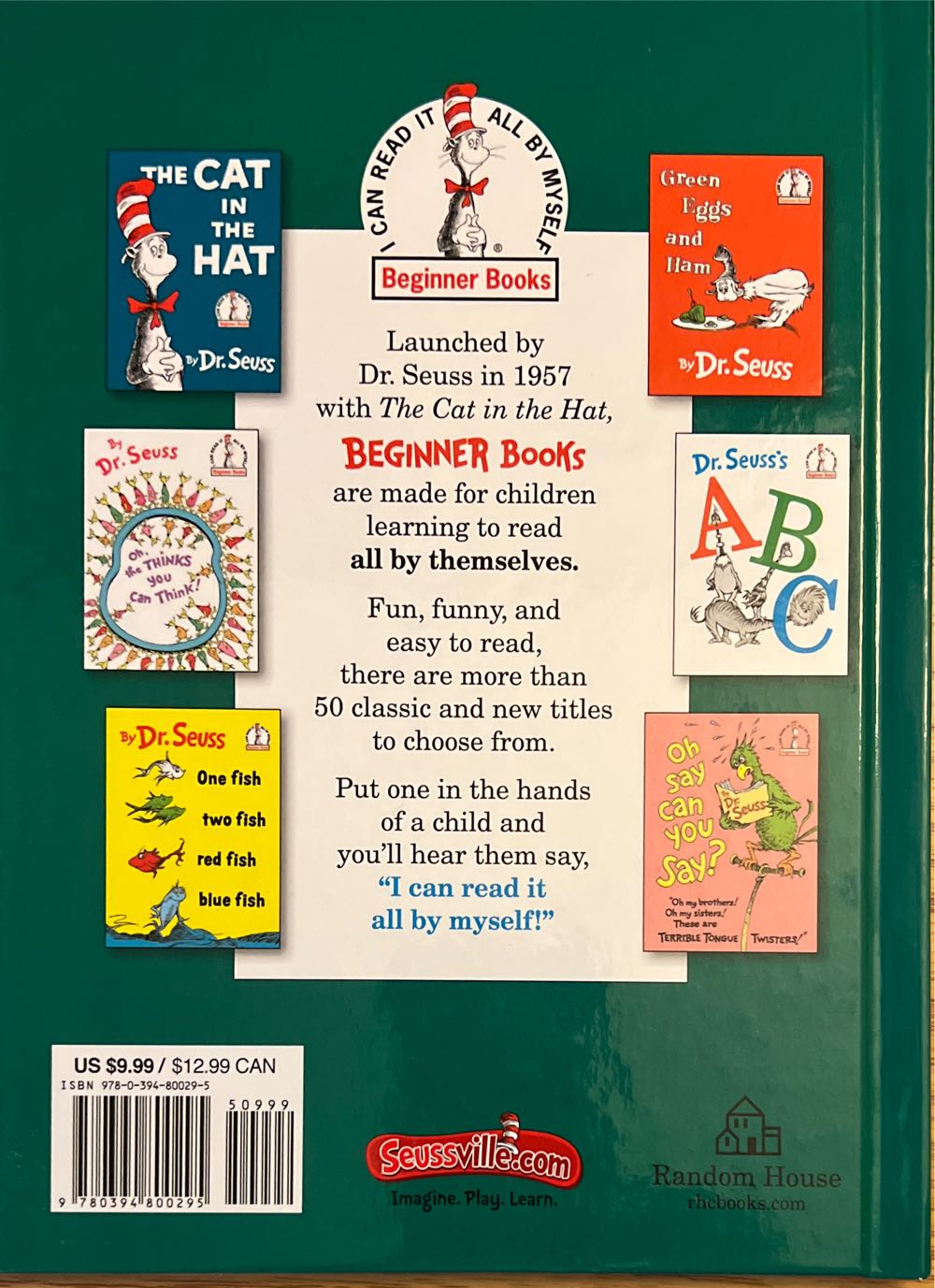 Hop On Pop - Dr. Suess (New York : Random House - Hardcover) book collectible [Barcode 9780394800295] - Main Image 4