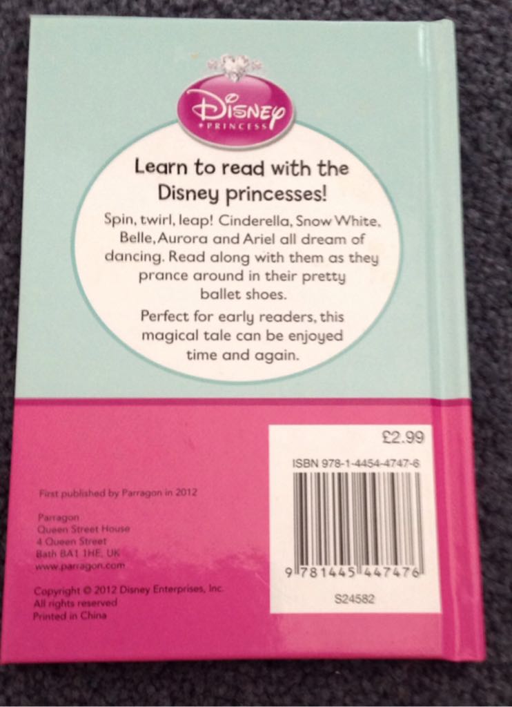 Ballerina Princess - Melissa Lagonegro (Parragon Books - Hardcover) book collectible [Barcode 9781445447476] - Main Image 2