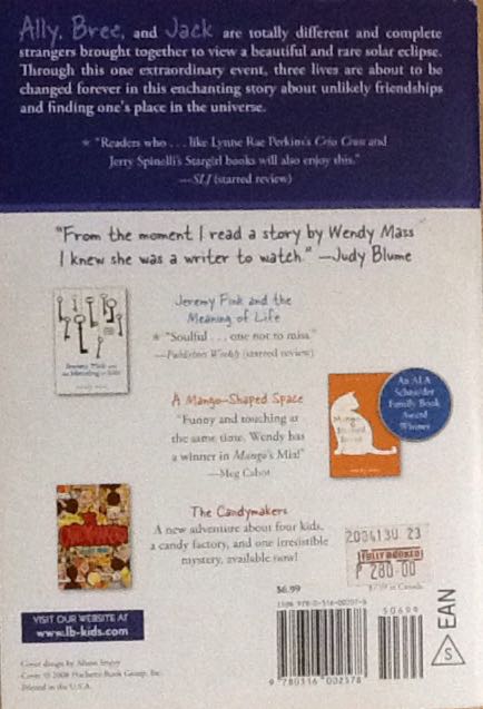 Every Soul A Star - Wendy Mass (Little Brown - Paperback) book collectible [Barcode 9780316002578] - Main Image 2