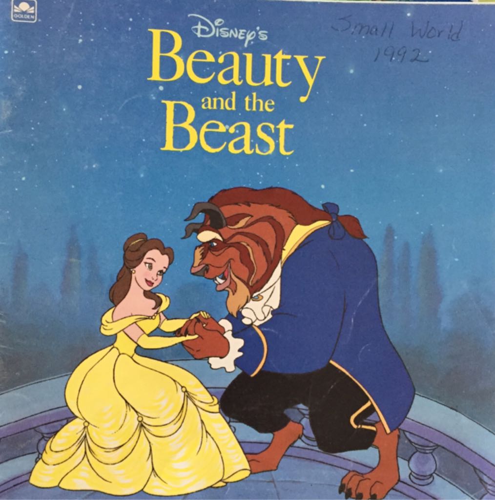 Disney’s Beauty And The Beast - Inc. Produced (Goldencraft) book collectible [Barcode 9780307626455] - Main Image 1