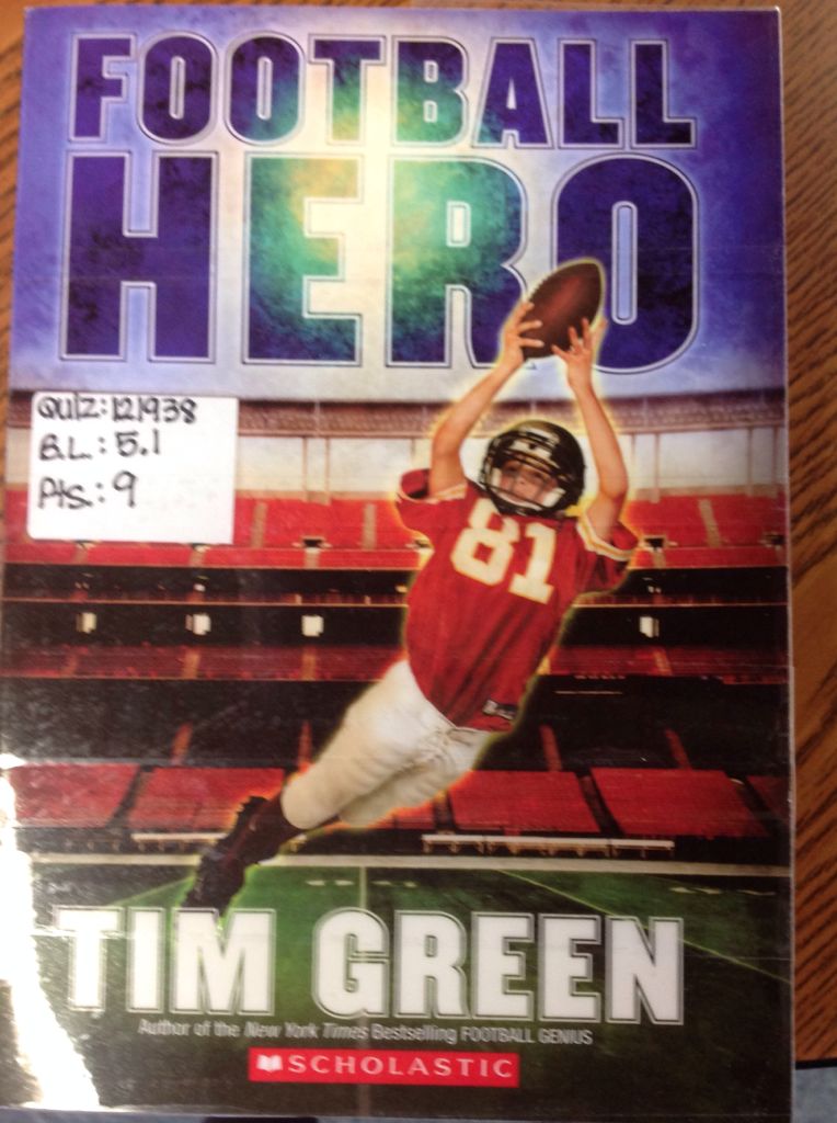 Football Hero - (G7) Tim Green (Scholastic Inc. - Paperback) book collectible [Barcode 9780545202954] - Main Image 1