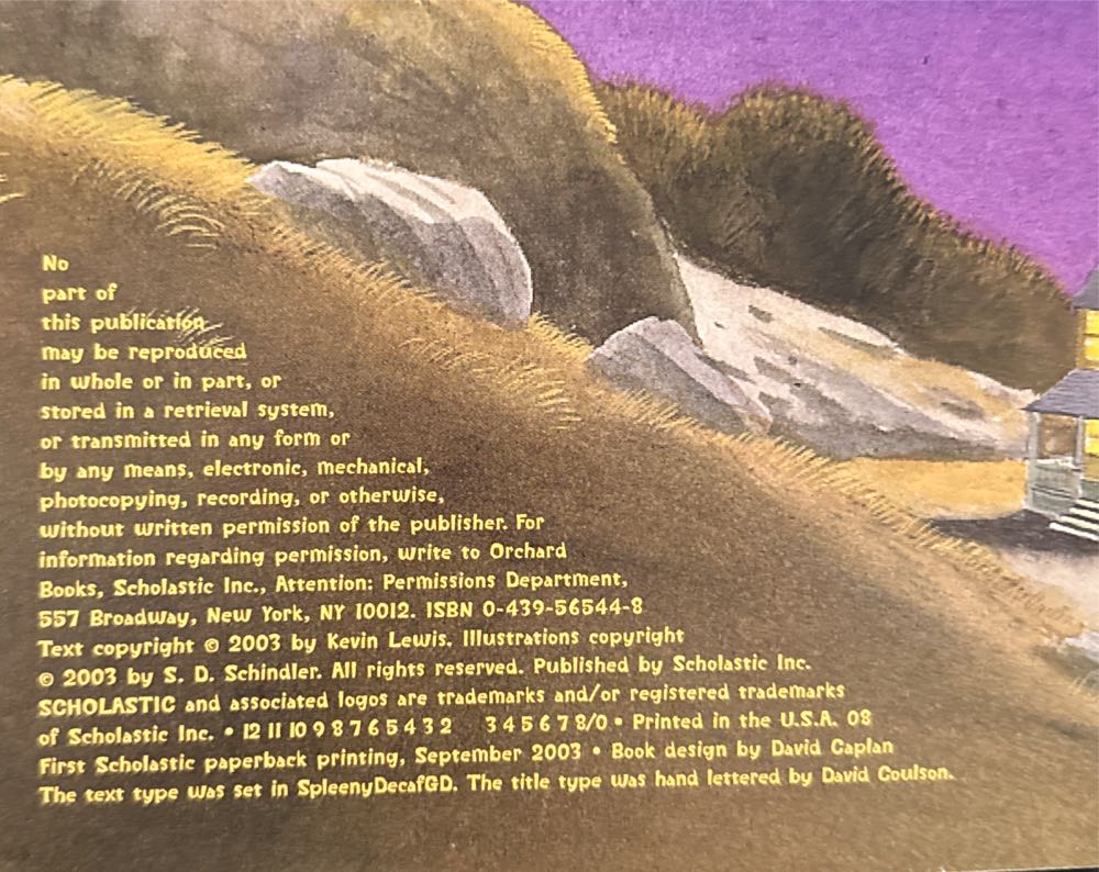 H: The Runaway Pumpkin - Kevin Lewis (Scholastic Inc. - Paperback) book collectible [Barcode 9780439565448] - Main Image 3