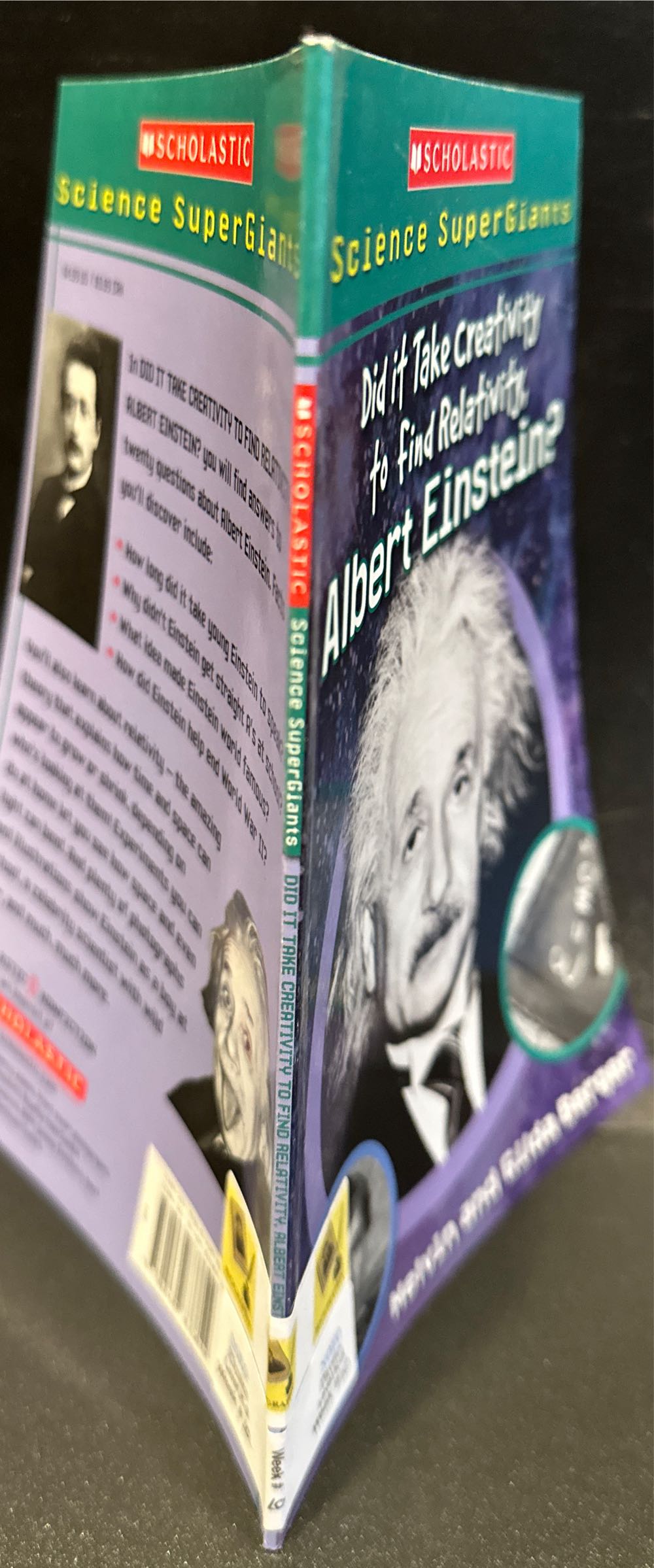 Did It Take Creativity To Find Relativity, Albert Einstein? - Melvin Berger (Scholastic Nonfiction - Paperback) book collectible [Barcode 9780439833844] - Main Image 2