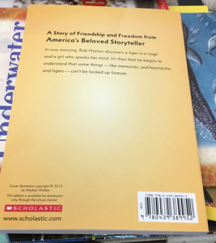 The Tiger Rising - Kate DiCamillo (Scholastic - Paperback) book collectible [Barcode 9780439389952] - Main Image 2