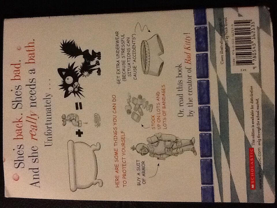 Bad Kitty #2: Gets a Bath Lilly’s room - Nick Bruel (Scholastic Inc. - Paperback) book collectible [Barcode 9780545162135] - Main Image 2