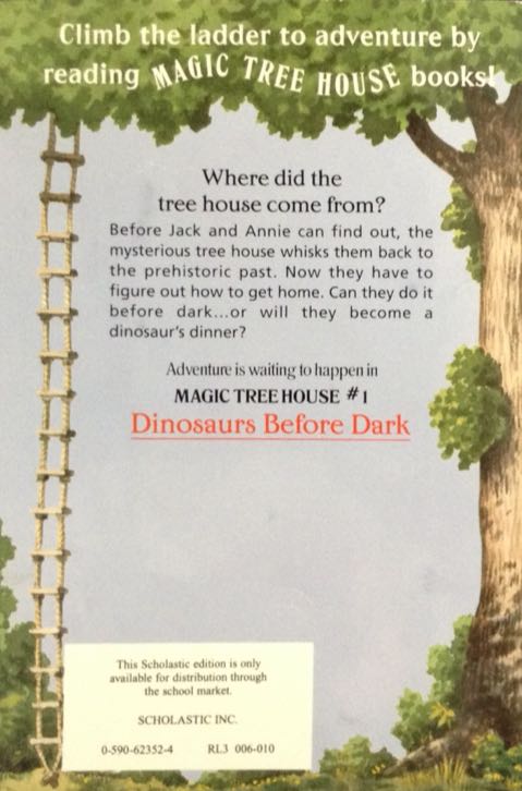 Magic Tree House #1: Dinosaurs Before Dark - Mary Pope Osborne (Scholastic - Paperback) book collectible [Barcode 9780590623520] - Main Image 2
