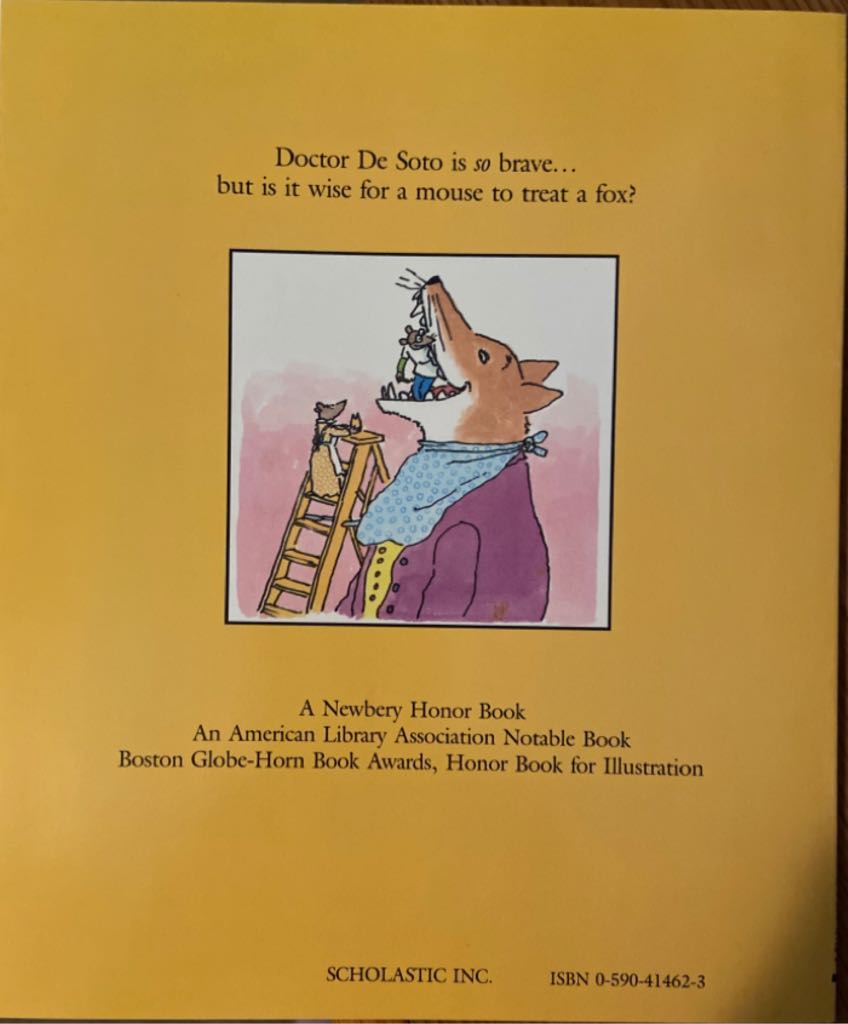 Doctor De Soto - William Steig (Scholastic - Paperback) book collectible [Barcode 9780590414623] - Main Image 2