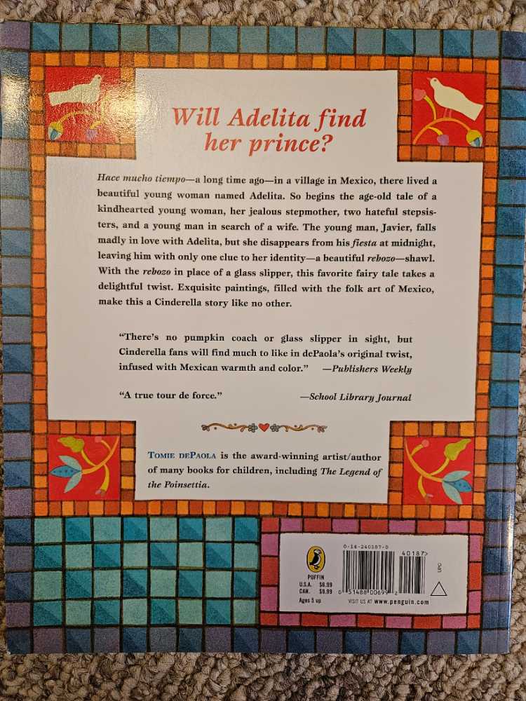 Adelita - Tomie de Paola (Puffin - Paperback) book collectible [Barcode 9780142401873] - Main Image 2