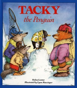 ✔️ Tacky the Penguin - Helen Lester (Sandpiper, Houghton Mifflin - Hardcover) book collectible [Barcode 9780395562338] - Main Image 1