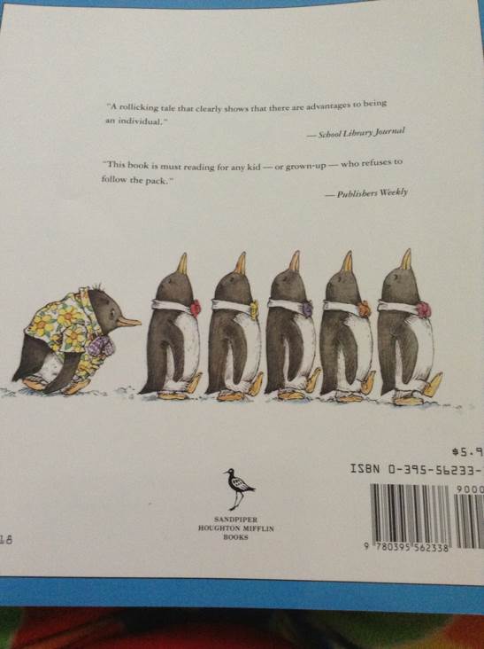 ✔️ Tacky the Penguin - Helen Lester (Sandpiper, Houghton Mifflin - Hardcover) book collectible [Barcode 9780395562338] - Main Image 2