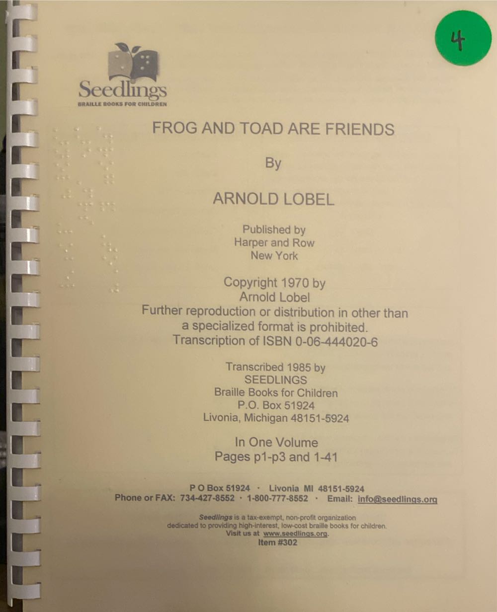 Frog and Toad Are Friends - Arnold Lobel (HarperCollins - Paperback) book collectible [Barcode 9780064440202] - Main Image 3