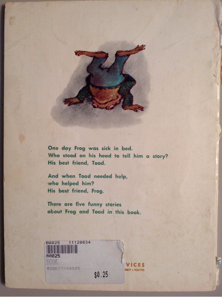 Frog and Toad Are Friends - Arnold Lobel (Trophy Pr - Paperback) book collectible [Barcode 9780590045292] - Main Image 2
