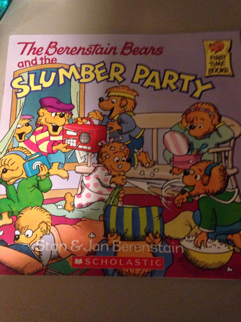 Berenstain Bears And The Slumber Party, The - Stan Berenstain book collectible [Barcode 9780545743884] - Main Image 1