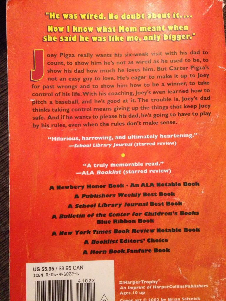 Joey Pigza Loses Control - Jack Gantos (Harper Trophy - Paperback) book collectible [Barcode 9780064410229] - Main Image 2