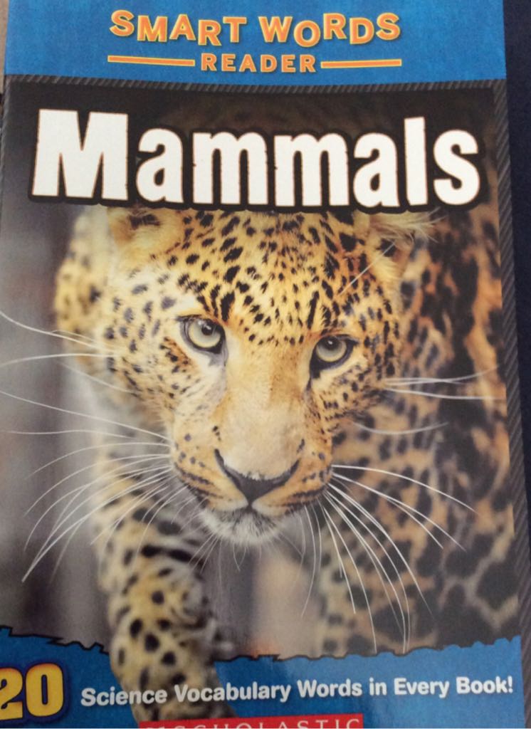 Mammals - DK (Scholastic - Paperback) book collectible [Barcode 9780545466998] - Main Image 1
