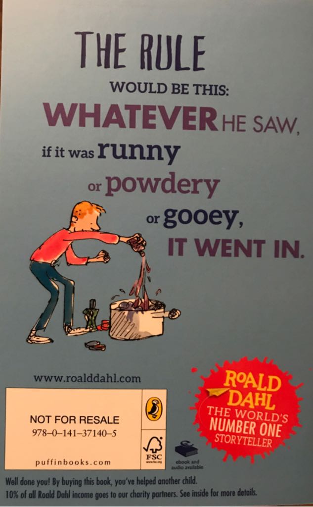 George’s Marvellous Medicine - Roald Dahl (Puffin Books - Paperback) book collectible [Barcode 9780141371405] - Main Image 2