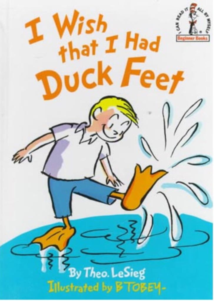 I wish I had duck feet - Seuss (Random House - Hardcover) book collectible [Barcode 9789999188531] - Main Image 1
