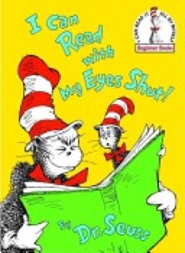 Dr. Seuss: I Can Read With My Eyes Shut! - Dr Seuss (Beginner Books - Hardcover) book collectible [Barcode 9780394839127] - Main Image 1