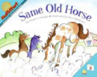 MathStart Level 2 : Same Old Horse (Making Predictions) - Stuart J. Murphy (Harpercollins Childrens Books - Paperback) book collectible [Barcode 9780060557713] - Main Image 1