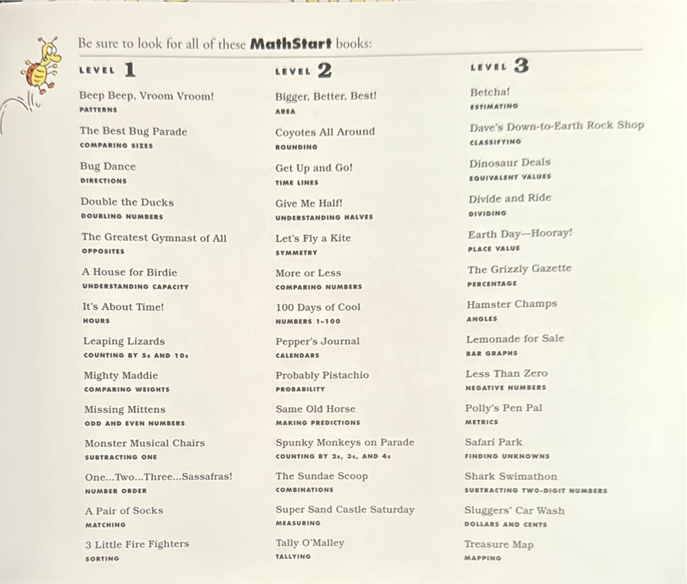 MathStart Level 2 : Same Old Horse (Making Predictions) - Stuart J. Murphy (Harpercollins Childrens Books - Paperback) book collectible [Barcode 9780060557713] - Main Image 3