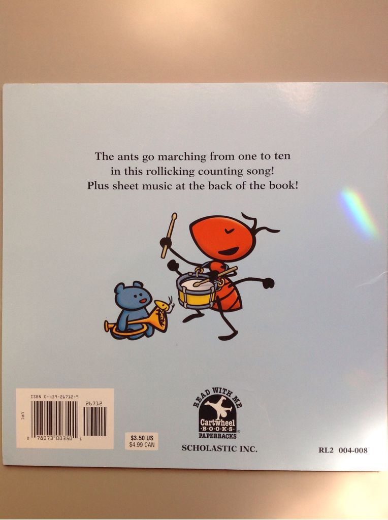 The Ants Go Marching - Scholastic Reference (Firm) (Scholastic, Inc. - Paperback) book collectible [Barcode 9780439267120] - Main Image 2