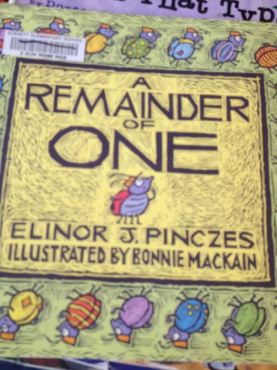 A Remainder Of One - Elinor Pinczes (Scholastic - Paperback) book collectible [Barcode 9780590127059] - Main Image 1