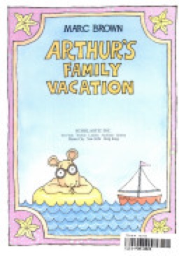 Arthur’s Family Vacation - Marc Brown (Scholastic Australia - Paperback) book collectible [Barcode 9780590312622] - Main Image 1