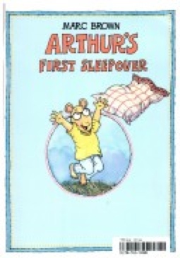 Arthur’s First Sleepover - Marc Brown book collectible [Barcode 9780590974882] - Main Image 1