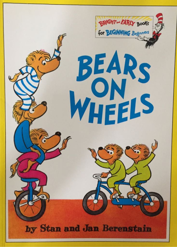 Bears On Wheels - Stan And Jan Berenstain (Harper Collins - Hardcover) book collectible [Barcode 9780001712898] - Main Image 1