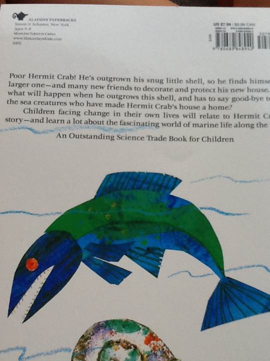 A House For Hermit Crab - Eric Carle (Aladdin Paperbacks - Paperback) book collectible [Barcode 9780689848940] - Main Image 2