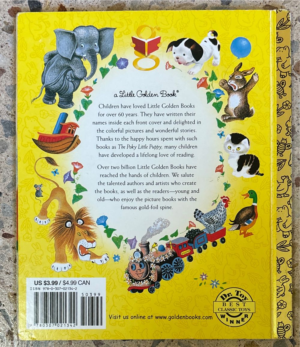The Poky Little Puppy (A Little Golden Book Classic) - Janette Sebring Lowrey (Golden Books - Hardcover) book collectible [Barcode 9780307021342] - Main Image 3