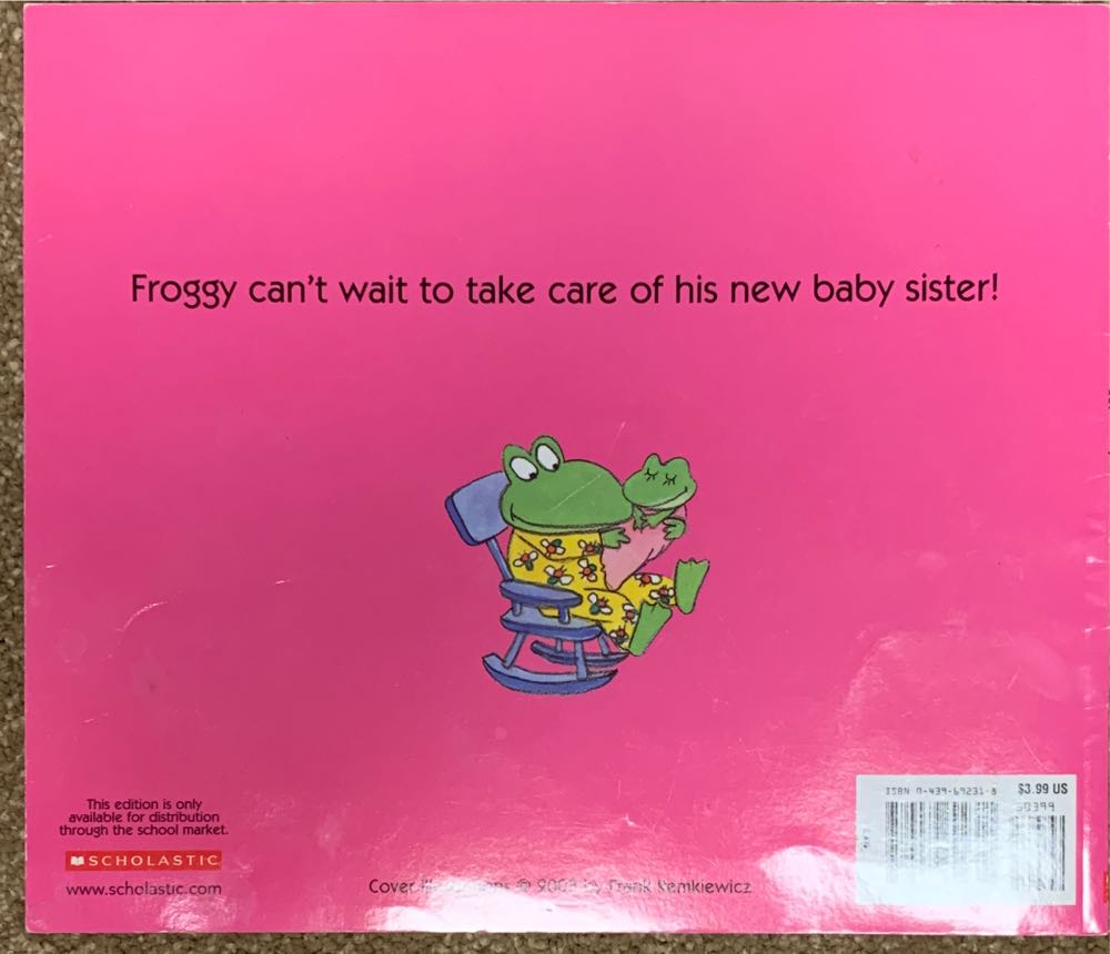 Froggy’s Baby Sister - Jonathan London (Scholastic - Paperback) book collectible [Barcode 9780439692311] - Main Image 2