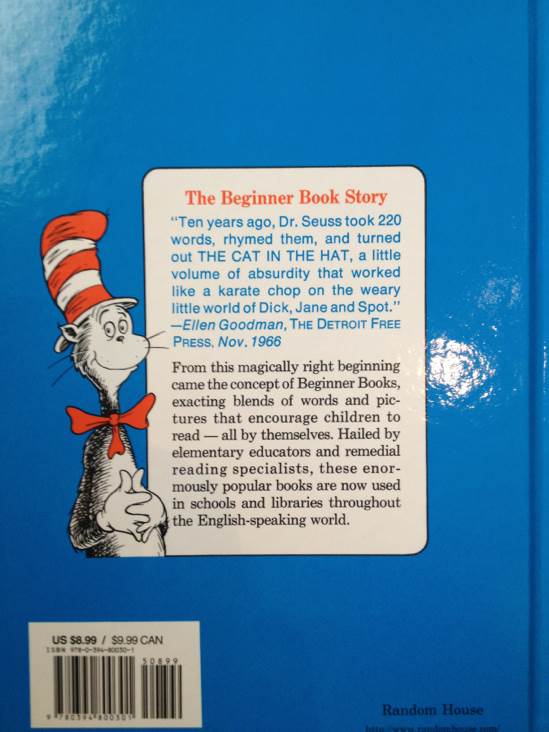 ABC - Dr. Seuss (Random House - Hardcover) book collectible [Barcode 9780394800301] - Main Image 2