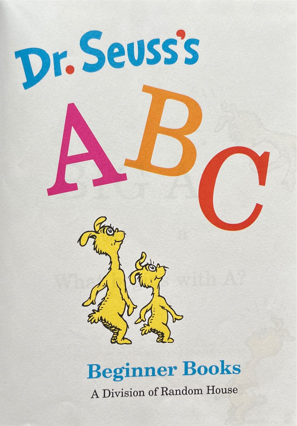 ABC - Dr. Seuss (Random House - Hardcover) book collectible [Barcode 9780394800301] - Main Image 4