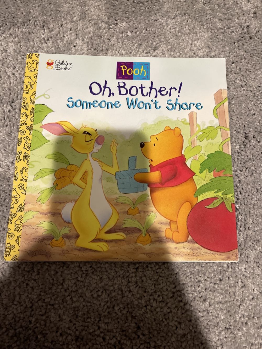 Disney Winnie-The-Pooh Oh Bother Someone Won’t Share! - Betty Birney (A Golden Book - Paperback) book collectible [Barcode 9780307127662] - Main Image 2