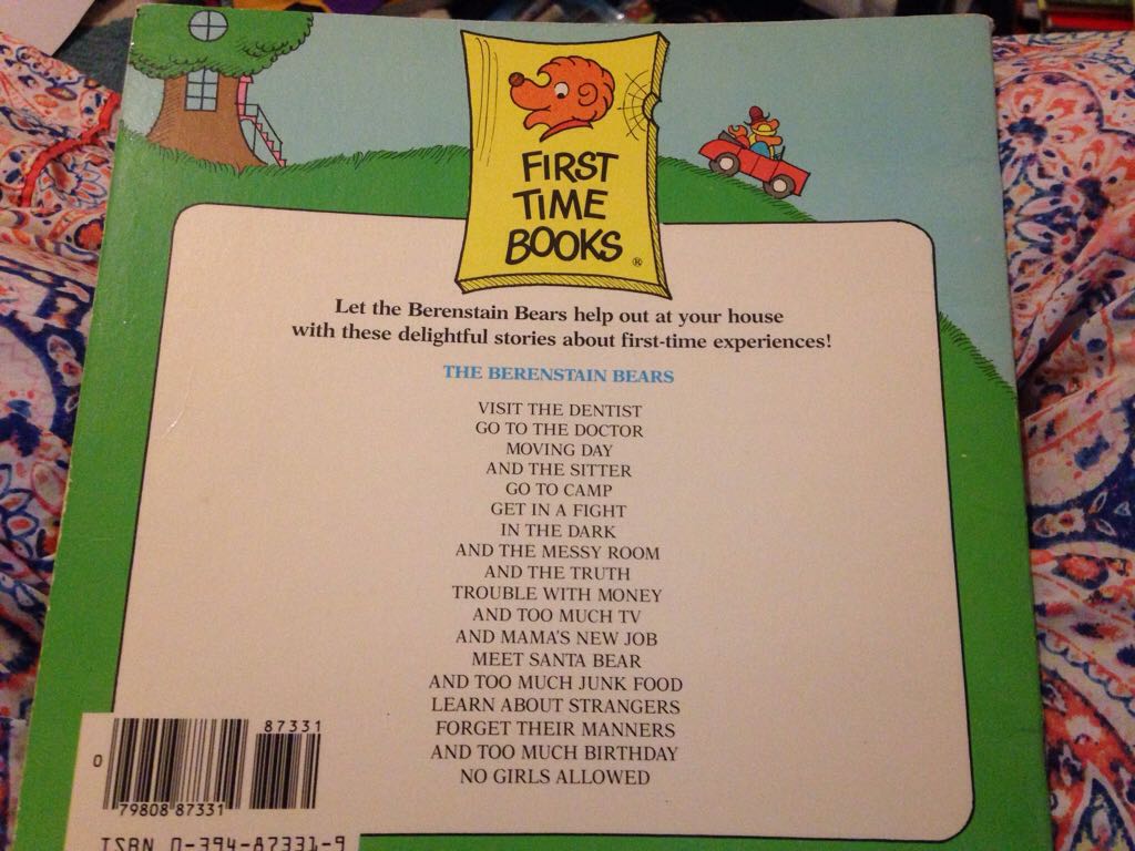 Berenstain Bears: No Girls Allowed - Stan & Jan Berenstain (Random House - Hardcover) book collectible [Barcode 9780394873312] - Main Image 2