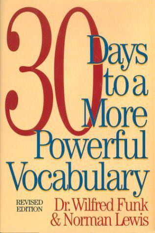 30 Days To A More Powerful Vocabulary