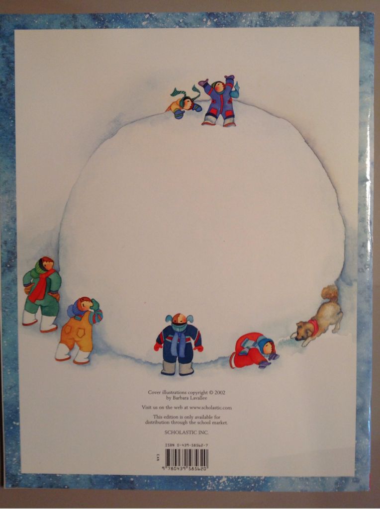 All You Need For A Snowman - Barbara Lavallee (Scholastic - Paperback) book collectible [Barcode 9780439585620] - Main Image 2