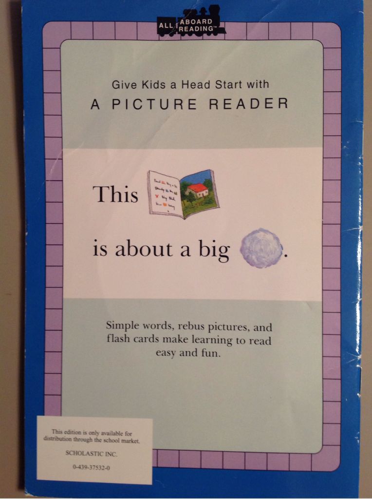 Big Snowball, The - Wendy Cheyette Lewison (Scholastic - Paperback) book collectible [Barcode 9780439375320] - Main Image 2