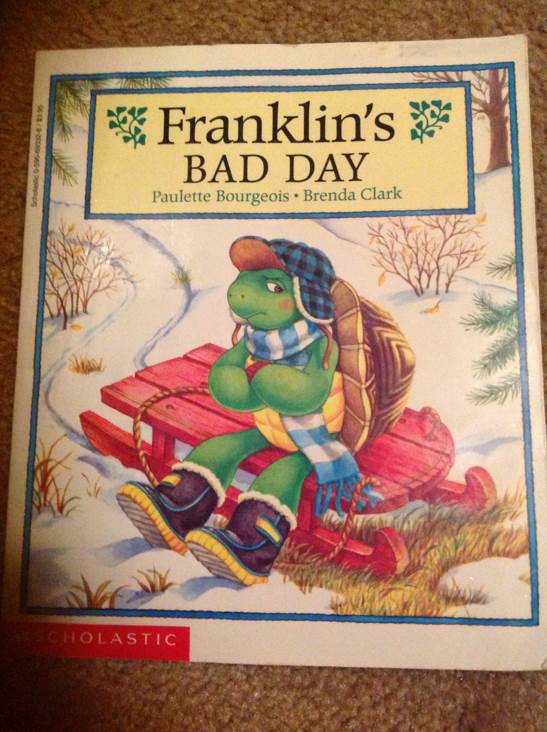 Franklin’s Bad Day - Paulette Bourgeois (Scholastic Inc - Paperback) book collectible [Barcode 9780590693325] - Main Image 1