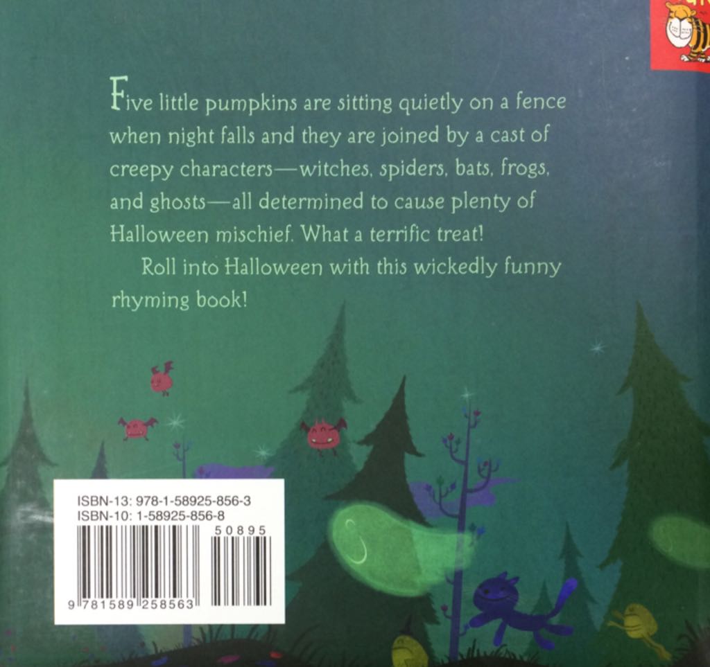 Five Little Pumpkins - Iris Van Rynbach (Tiger Tales - Hardcover) book collectible [Barcode 9781589258563] - Main Image 2