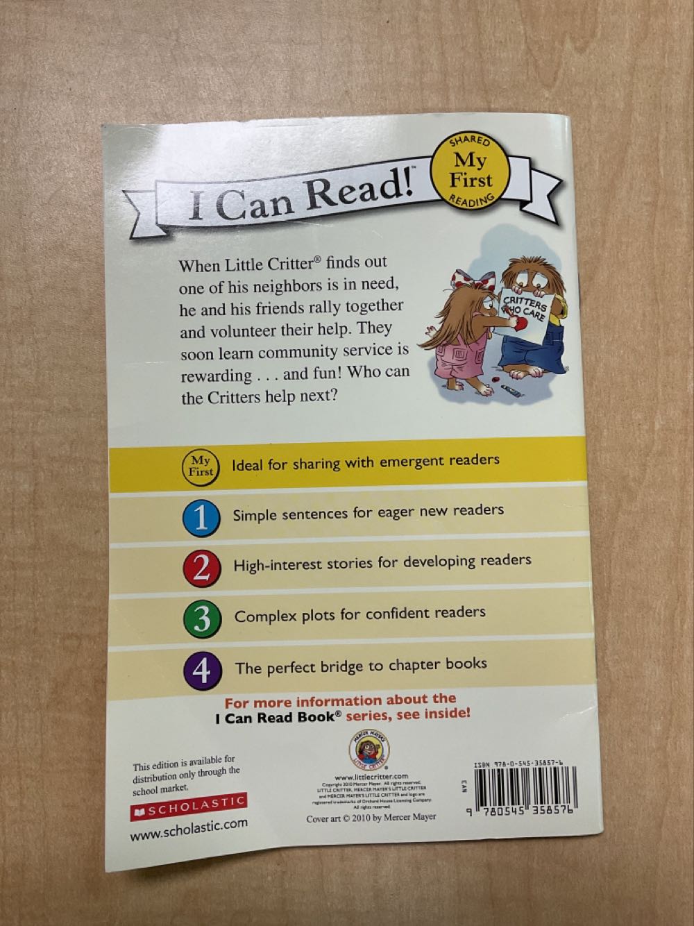 Just Critters Who Care - Mercer Mayer (Scholastic Inc. - Paperback) book collectible [Barcode 9780545358576] - Main Image 2