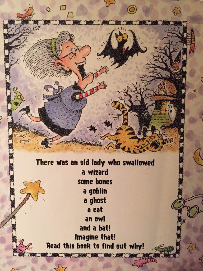 There Was An Old Lady Who Swallowed A Bat! - Lucille Colandro (Scholastic Inc. - Paperback) book collectible [Barcode 9780439737661] - Main Image 2