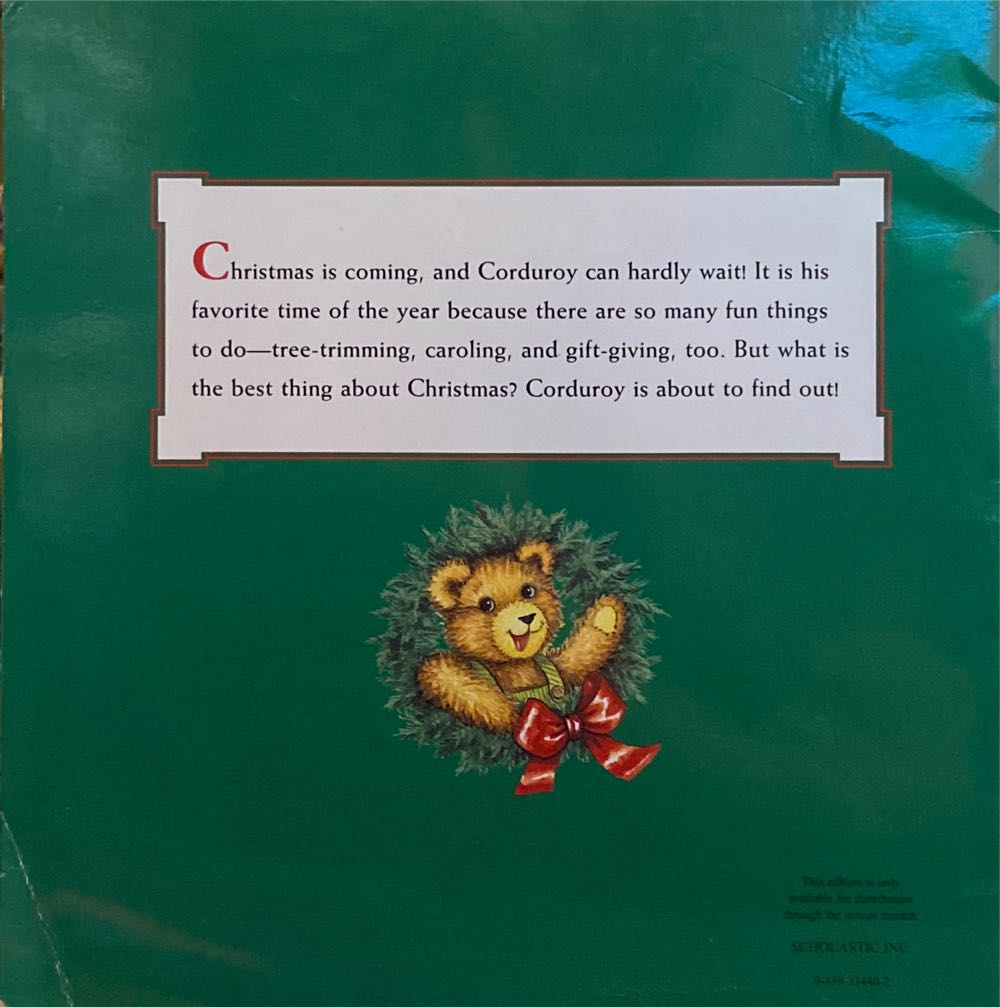 Corduroy’s Christmas Surprise - L (Scholastic - Paperback) book collectible [Barcode 9780439314404] - Main Image 2