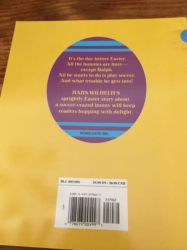 Bunny Trouble - Hans Wilhelm (Amadeus Press - Paperback) book collectible [Barcode 9780439259828] - Main Image 2