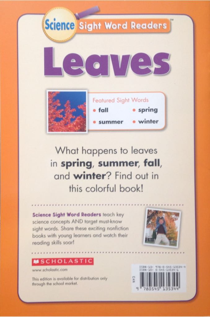 Leaves - Violet Findley (Scholastic - Paperback) book collectible [Barcode 9780545135344] - Main Image 2