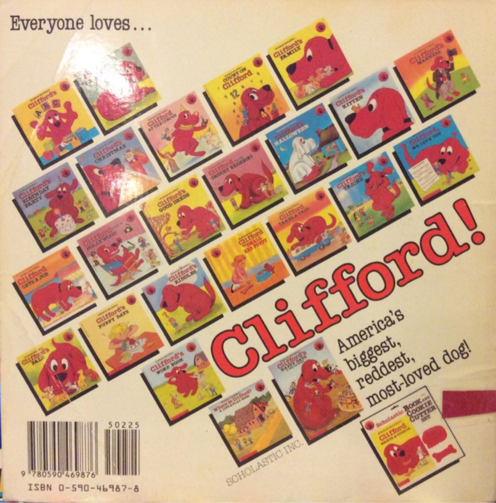 Clifford’s Thanksgiving Visit - Norman Bridwell (Scholastic Inc. - Paperback) book collectible [Barcode 9780590469876] - Main Image 2