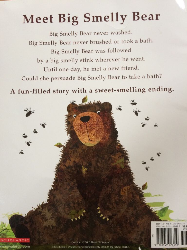 Big Smelly Bear - Britta Teckentrup book collectible [Barcode 9780545096119] - Main Image 2