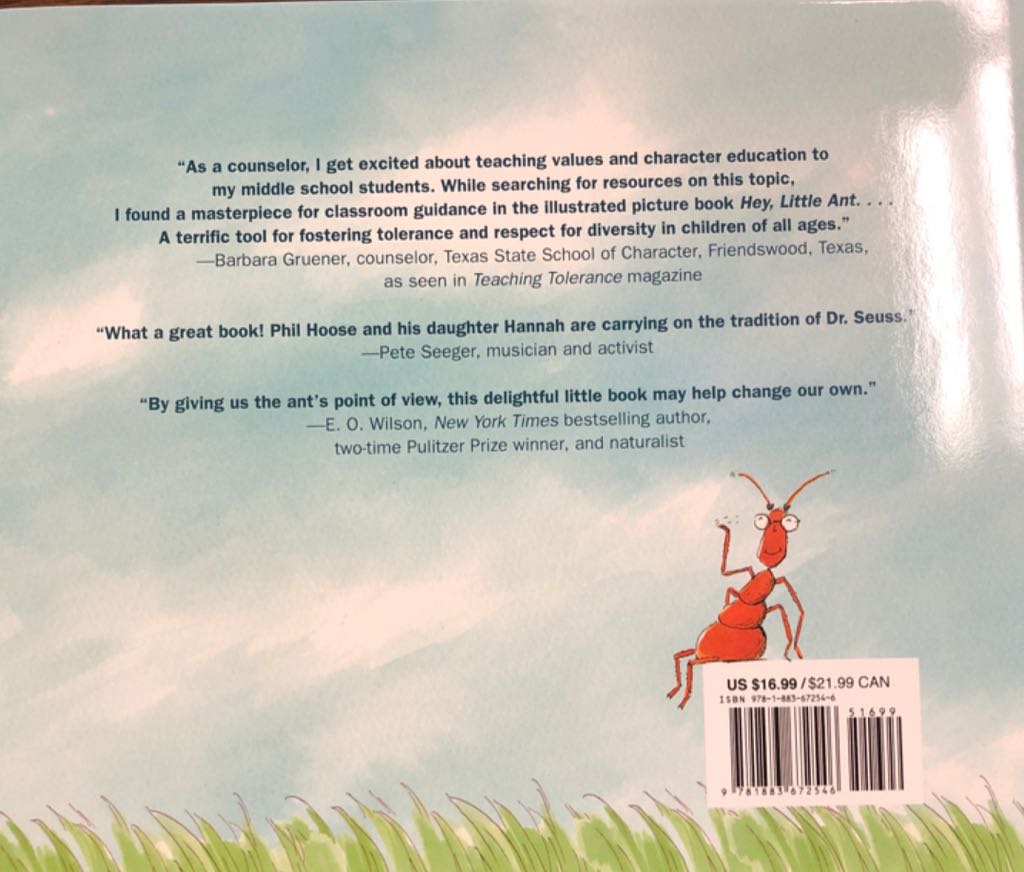 Hey, Little Ant - Phillip & Hannah Hoose (Sunburst - Audiobook) book collectible [Barcode 9781883672546] - Main Image 2