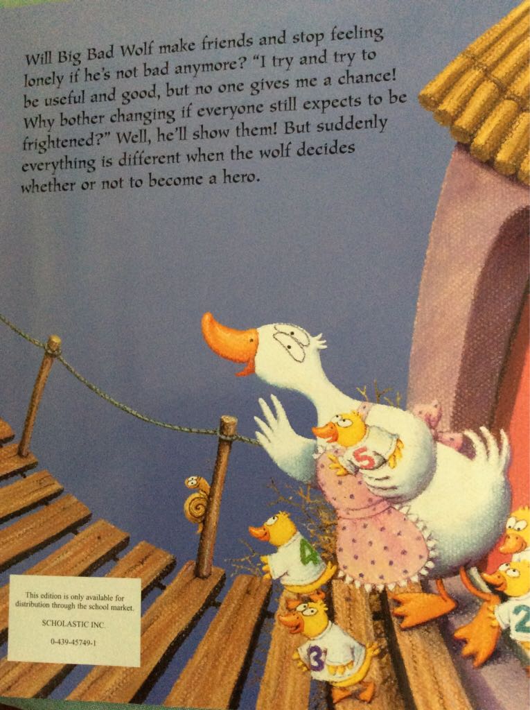 Big Bad Wolf Is Good - Simon Puttock (Fairy Tales - Paperback) book collectible [Barcode 9780439457491] - Main Image 2